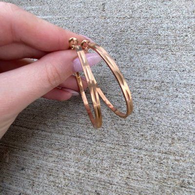 Серьги из стали кольца арт.K19E789 K19E789 фото