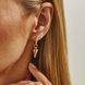 Сережки-кільця з підвіскою &laquo;Heart&raquo; арт.26W1020 26W1020 фото 2