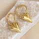 Сережки-кільця з підвіскою &laquo;Heart&raquo; арт.26W1020 26W1020 фото 3