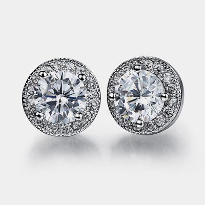 Серьги с фианитами. арт.20NZ133-s 20NZ133-s фото