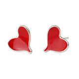 Сережки "Червоне серце" срібло S925 арт.20ТА379 20TA379 фото