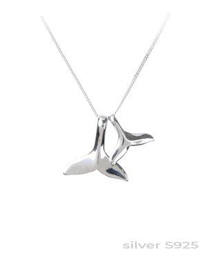 Ланцюжок із кулонами срібло S925 Китовий хвіст арт.20ТА294 20TA294 фото