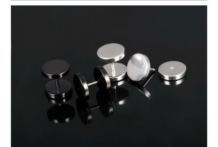 Сережки на закрутках тунель арт.20NZ146-s 20NZ146-s фото