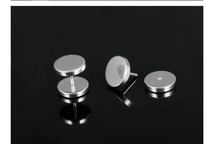 Сережки на закрутках тунель арт.20NZ146-s 20NZ146-s фото