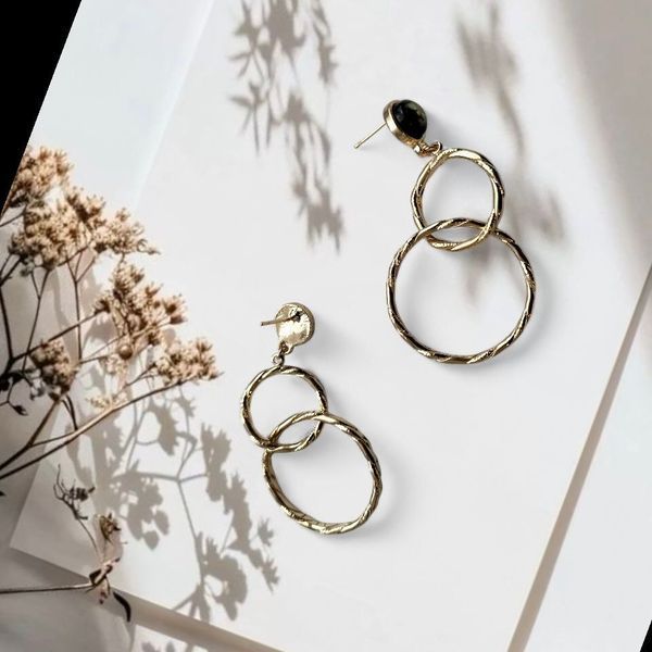 Серьги из стали кольца арт.20JP088 20JP088 фото