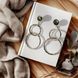 Серьги из стали кольца арт.20JP088 20JP088 фото 3