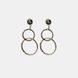 Серьги из стали кольца арт.20JP088 20JP088 фото 1
