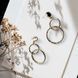 Серьги из стали кольца арт.20JP088 20JP088 фото 2