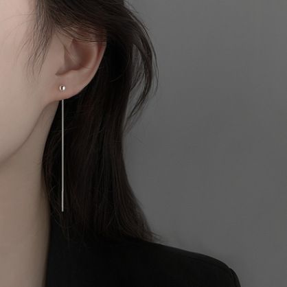 Сережки протяжка кулька срібло S925 арт.23EZ176 23EZ176 фото