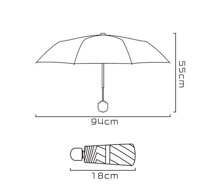 Зонтик складной, с ручным механизмом 21AW167 21AW167 фото